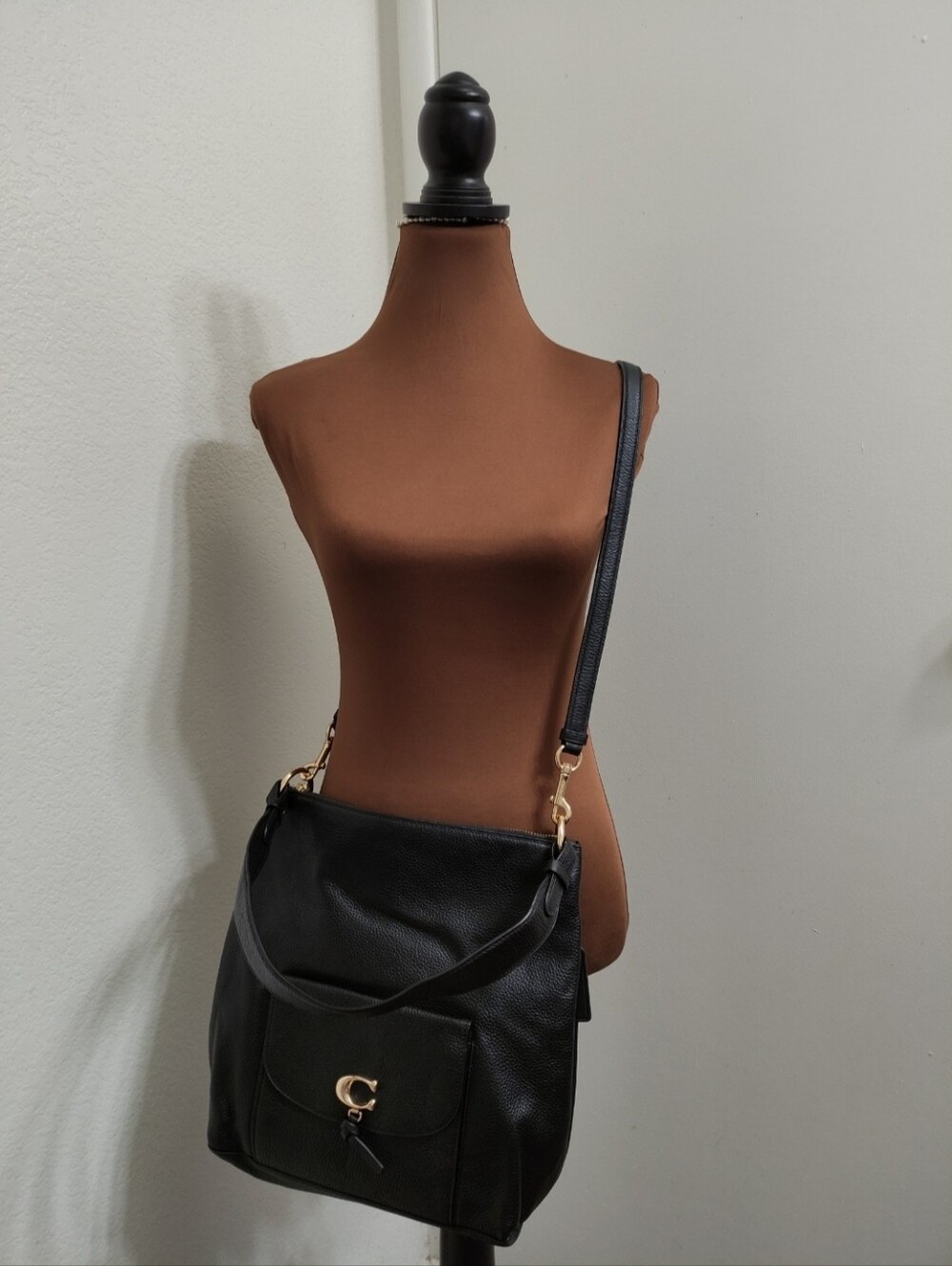 Coach 1321 Remi Hobo Bag Black - Picture 9 of 13